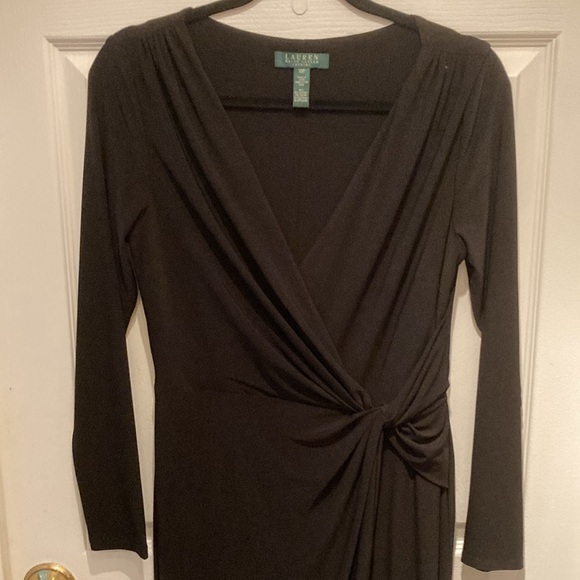 SALE! Ralph Lauren Gathered Waist Long Dress size 12 P - Picture 5 of 5